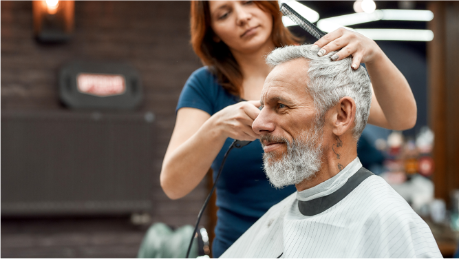 Senior Haircut Services